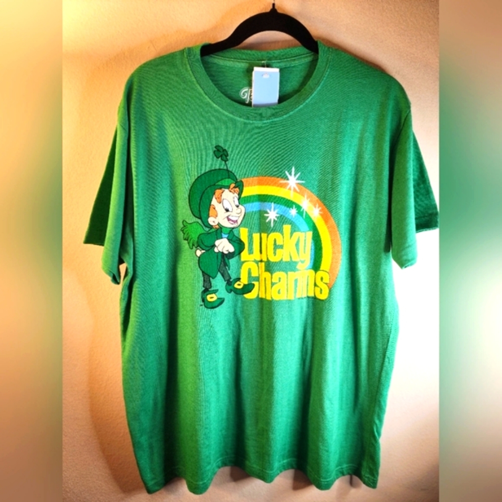 Target Green Short Sleeve Tee with Festive Graphic